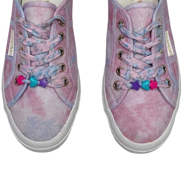 LoveShackFancy x Superga 2750 Cotton Candy Lace Up Sneakers - Picture 8 of 12